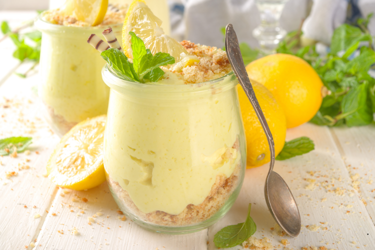 Keto Lemon Creamy Cheesecake Mousse